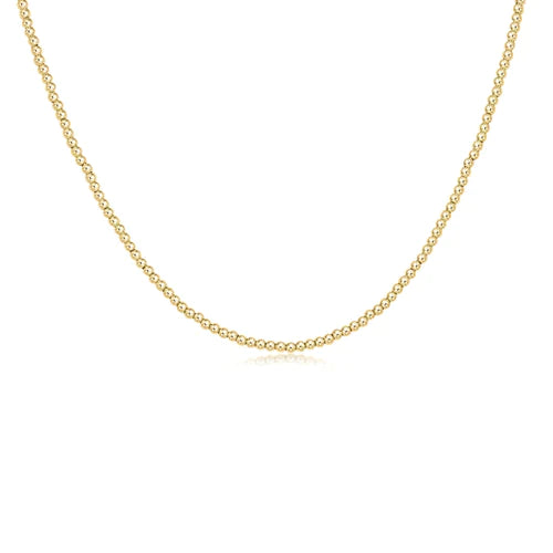 enewton Choker Classic Gold 2mm Bead-2 Lengths