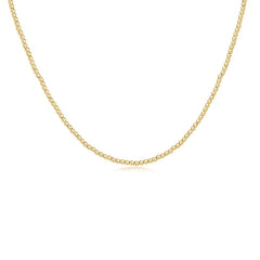 enewton Choker Classic Gold 2mm Bead-2 Lengths