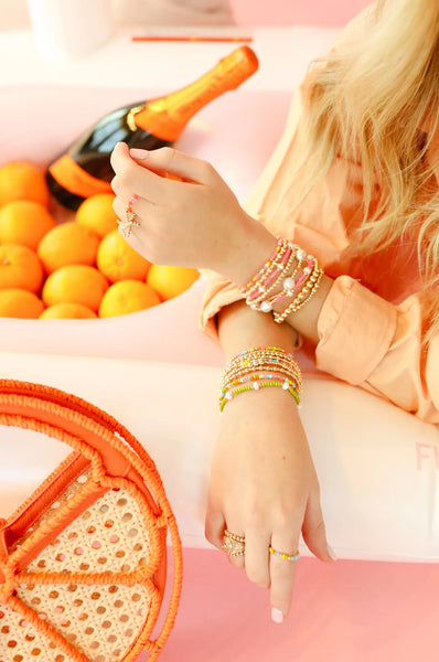 Beaded Blondes Sprinkle Rings-Many Options