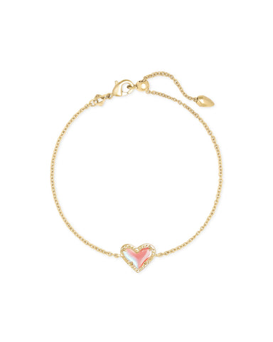 Kendra Scott Ari Heart Chain Bracelet-Multiple Options