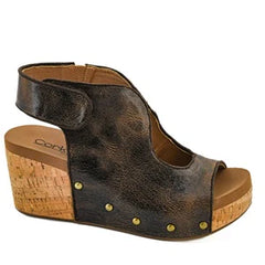 Corky's Frisky Wedge - Espresso Crinkle