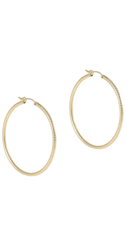 Classic Gold Hoops