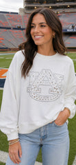 Mary Square AU Millie Rhinestone Sweatshirt