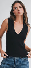 Ballerina V-Neck Tank - 3 Colors