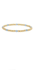Bracelets extensibles en perles avec pierres décoratives – 5 couleurs