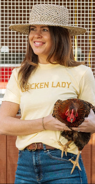 Chicken Lady Tee - Butter