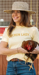 Chicken Lady Tee - Butter