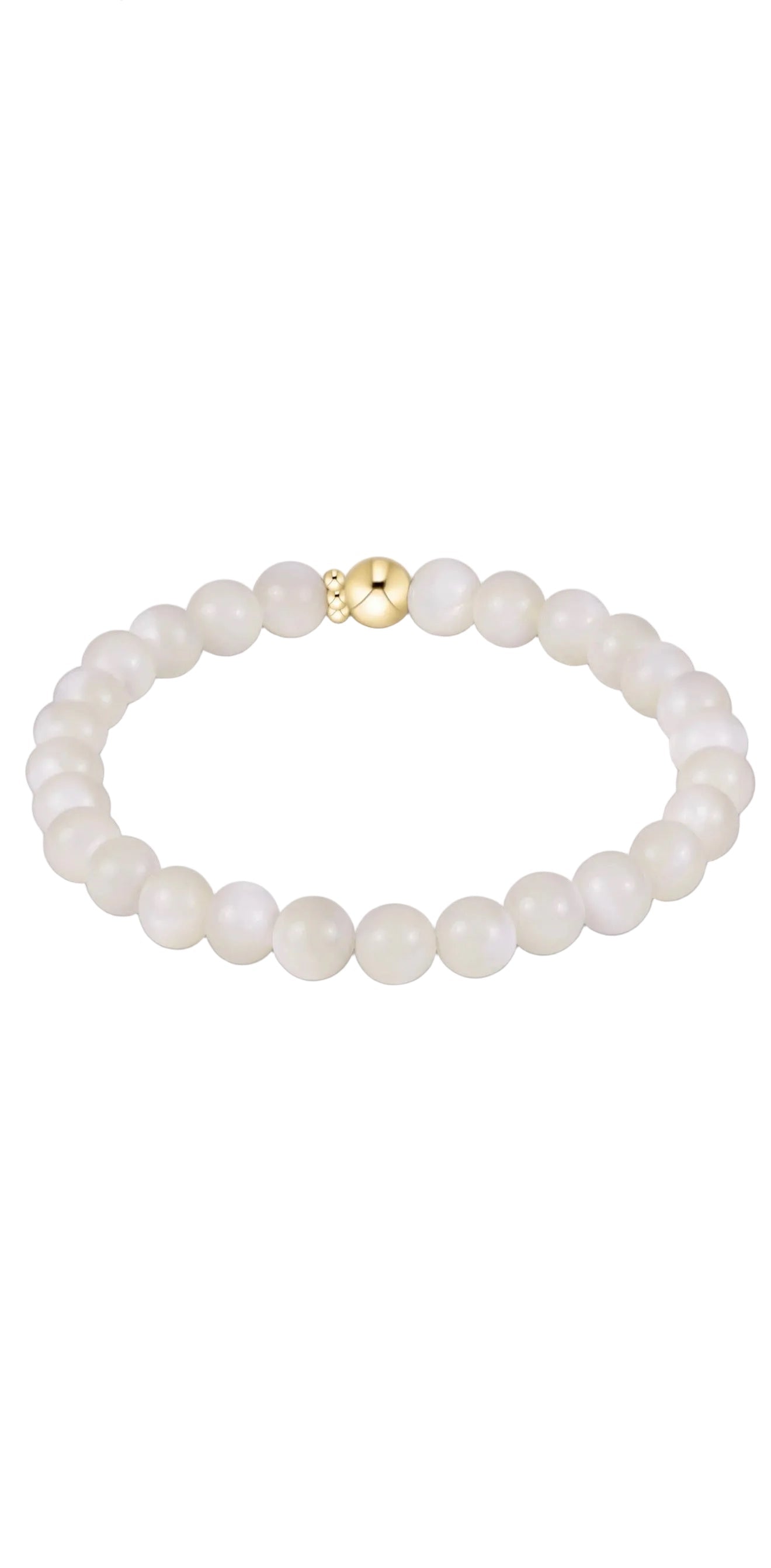 enewton - classic gemstone 6mm bracelet - mother of pearl