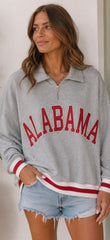 Alabama Quarter Zip Sweatshirt
