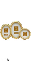 Gold Falcate Photo Frames - 3 Sizes