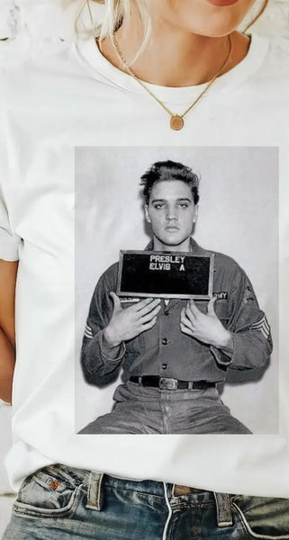 Elvis Mug Shot T-Shirt