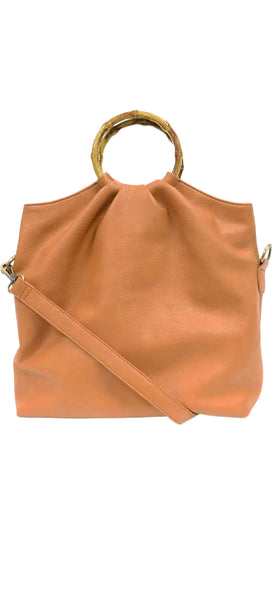 Stacey Bamboo Foldover Tote Bag
