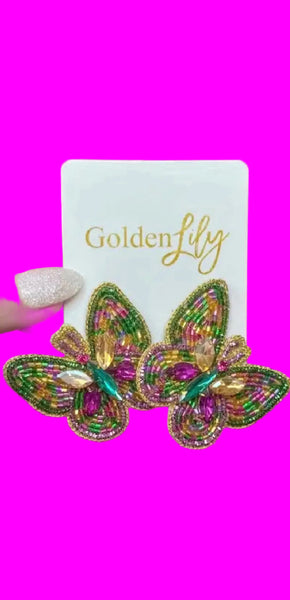 Carnival Butterfly Earrings