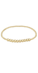 enewton classic gold beaded bliss 2mm bead bracelet - 4mm gold