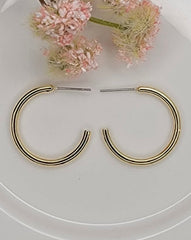 Classic Gold Hoops