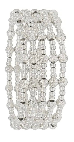 Tacco Set of Five Silver Bracelets