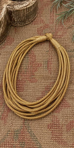 Slub - 8 Strand Necklace-Many Colors