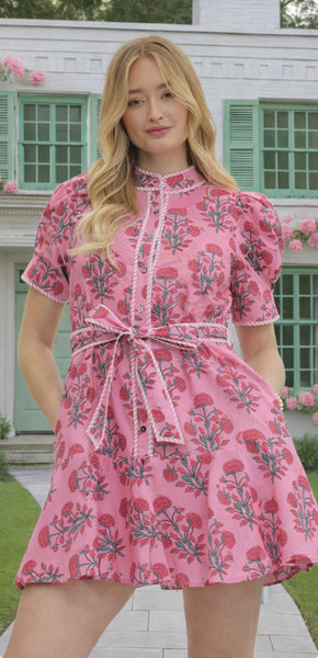 Poppy Pink Dress