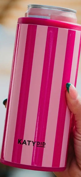 Striped Skinny Can Coolers - 7 Colors