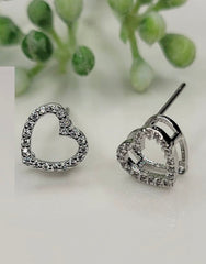 Skelton Heart Earrings