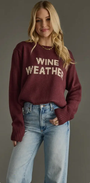 Wine Weather Sweater