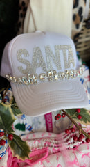 Bejeweled Santa Trucker Hat