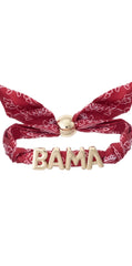 Alabama Crimson Tide Bandana Slider Bracelet