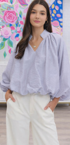 Breathless Bubble Blouse