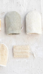 Cotton Shower Mitts - 2 Colors