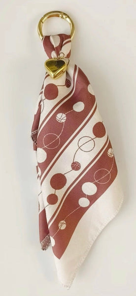 Etta Scarf Bag Charm - 8 Patterns