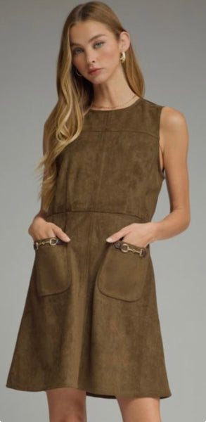 Horse Country Suede Dress