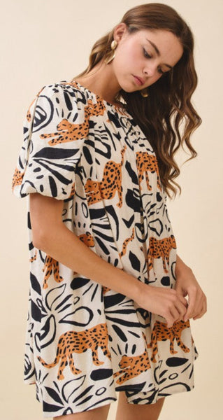 Cosmopolitan Leopard Dress