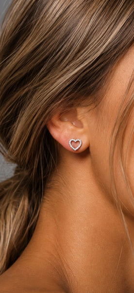 Skelton Heart Earrings