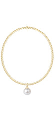 enewton classic gold 2mm bracelet - classic pearl 8mm charm