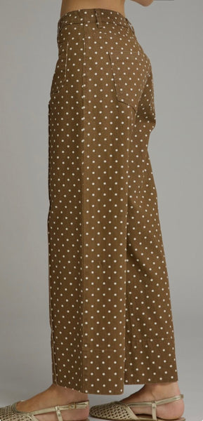 Brown Dotty Jeans