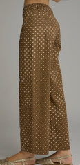 Brown Dotty Jeans