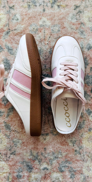 Sporty Pink Slide Mule Sneaker