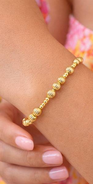 enewton: Hope Unwritten Dignity 4mm Bead Bracelet – Gold