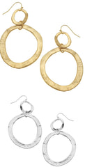 Effie Double Circle Earrings - 2 Colors