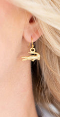 Mini Alligator Earrings