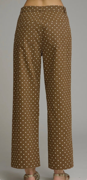 Brown Dotty Jeans