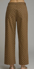 Brown Dotty Jeans