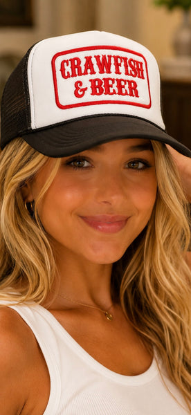 Crawfish and Beer Trucker Hat