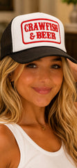 Crawfish and Beer Trucker Hat