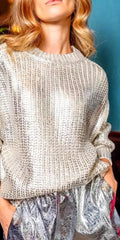 Farrah Metallic Sweater