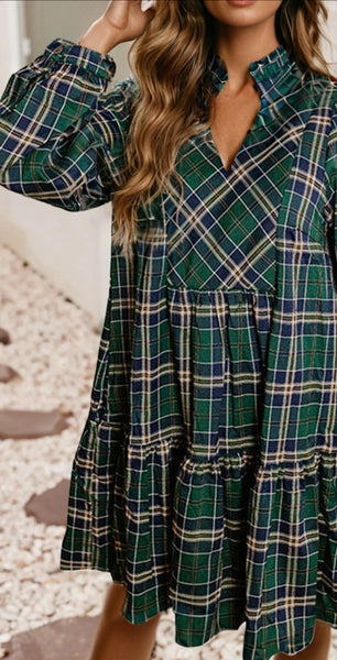 Patrick's Cabin Plaid Dress