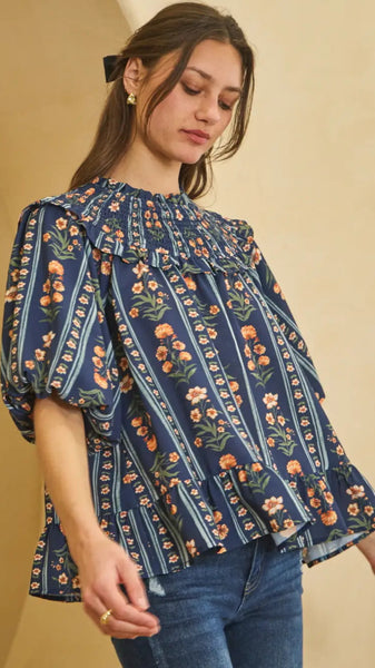 Garden Party Floral Top