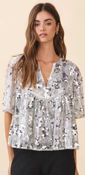 Showstopper Sequin Top