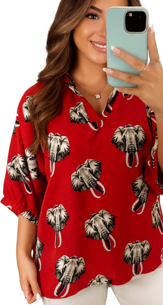 Sloan Elephant Top