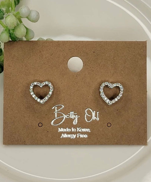Skelton Heart Earrings